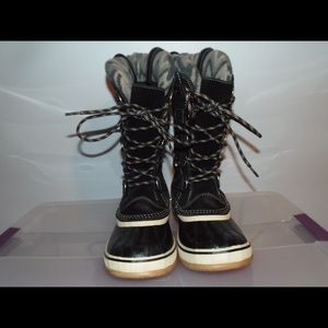 Sorel lace up winter boots